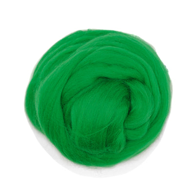MERINO WOOL ROVING - SHAMROCK