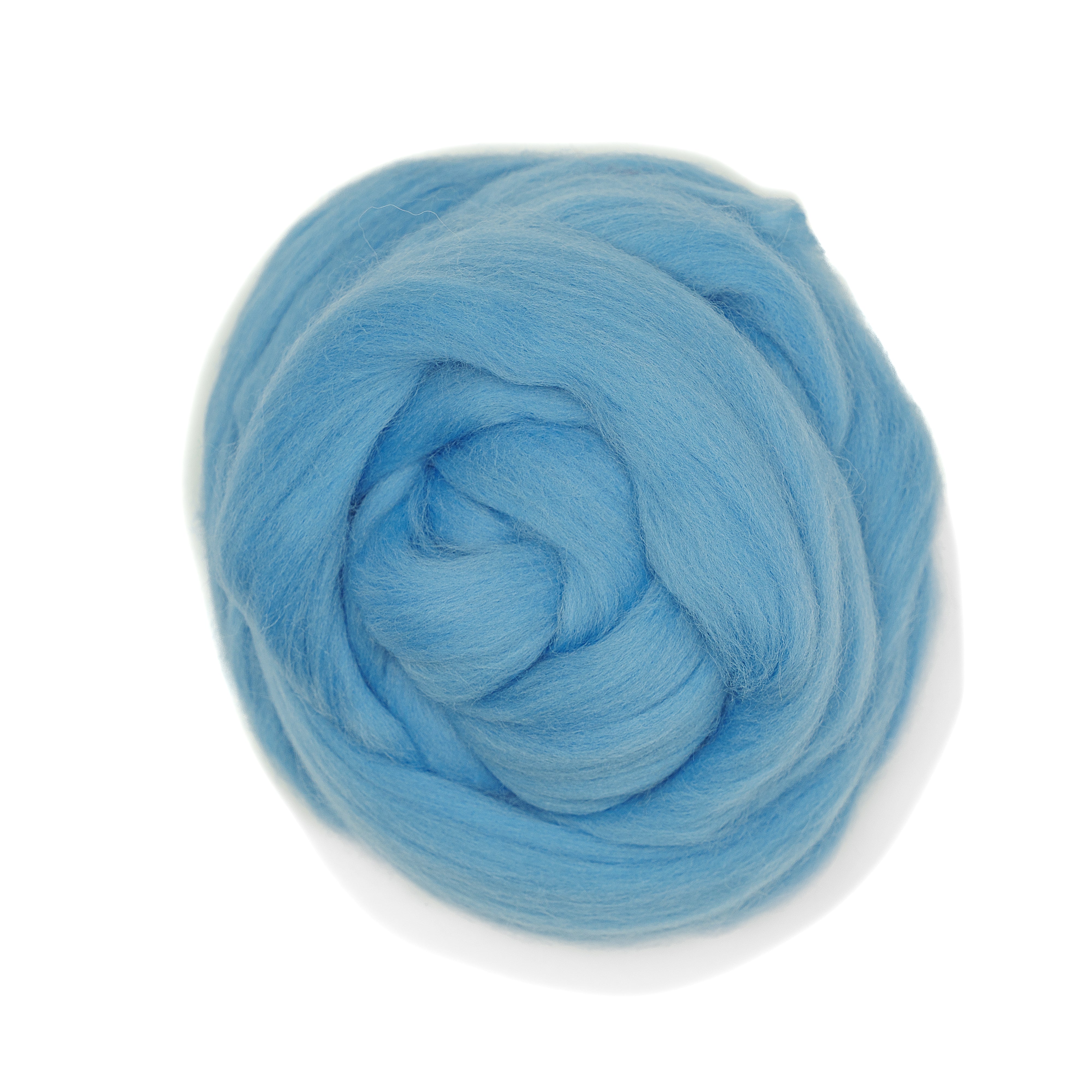 Blue Roving MERINO WOOL ROVING - SOFT BLUE – Ganxxet