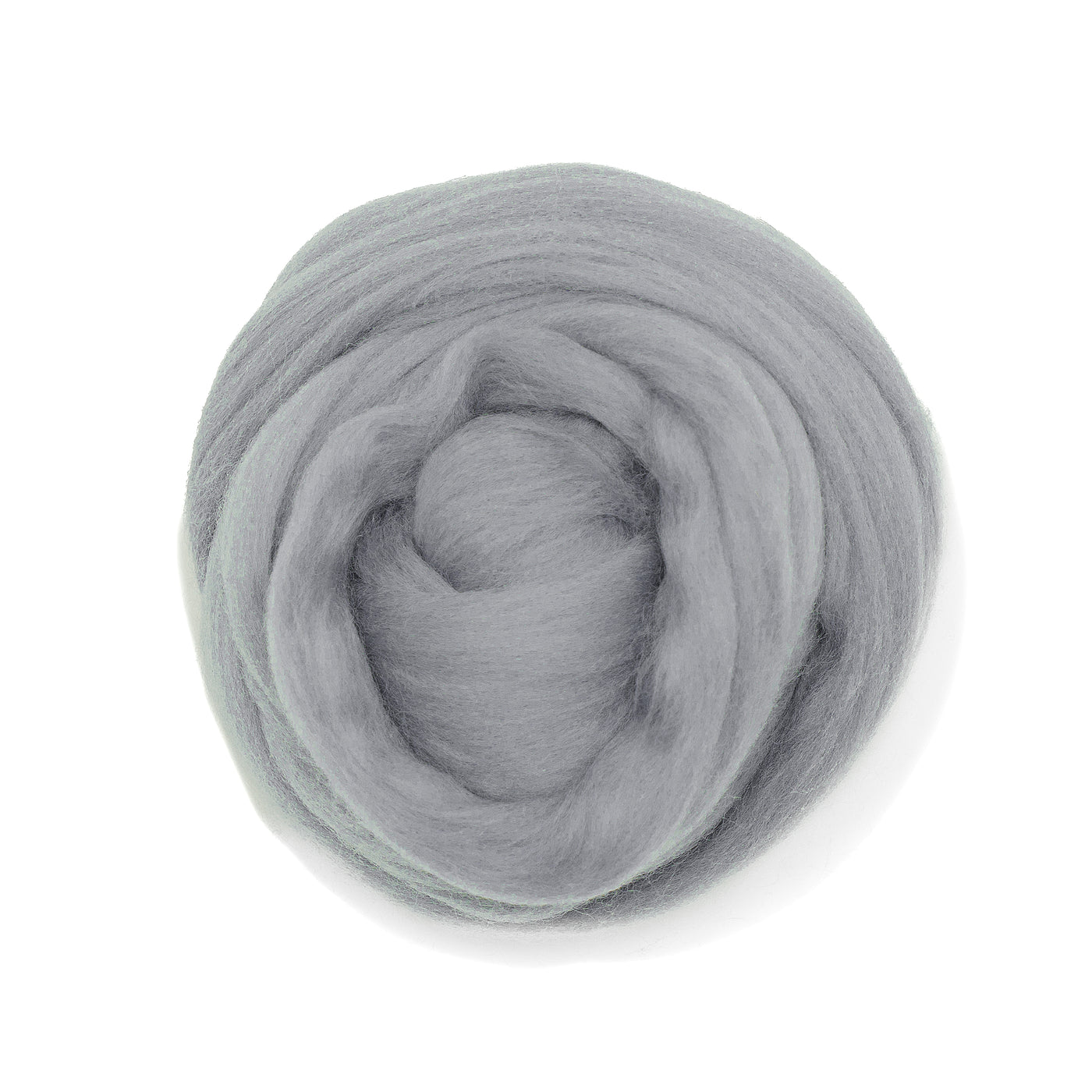 MERINO WOOL ROVING - STORM GRAY