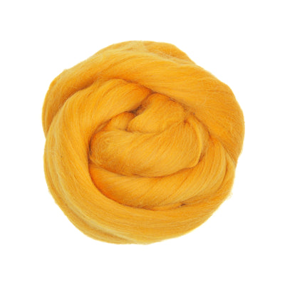 MERINO WOOL ROVING - SUNSHINE
