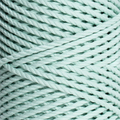 COTTON ROPE ZERO WASTE 3 MM - 3 PLY - MINT COLOR