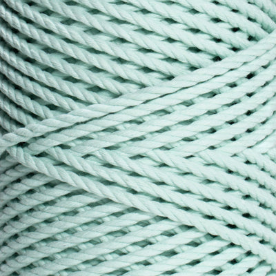 COTTON ROPE ZERO WASTE 3 MM - 3 PLY - MINT COLOR