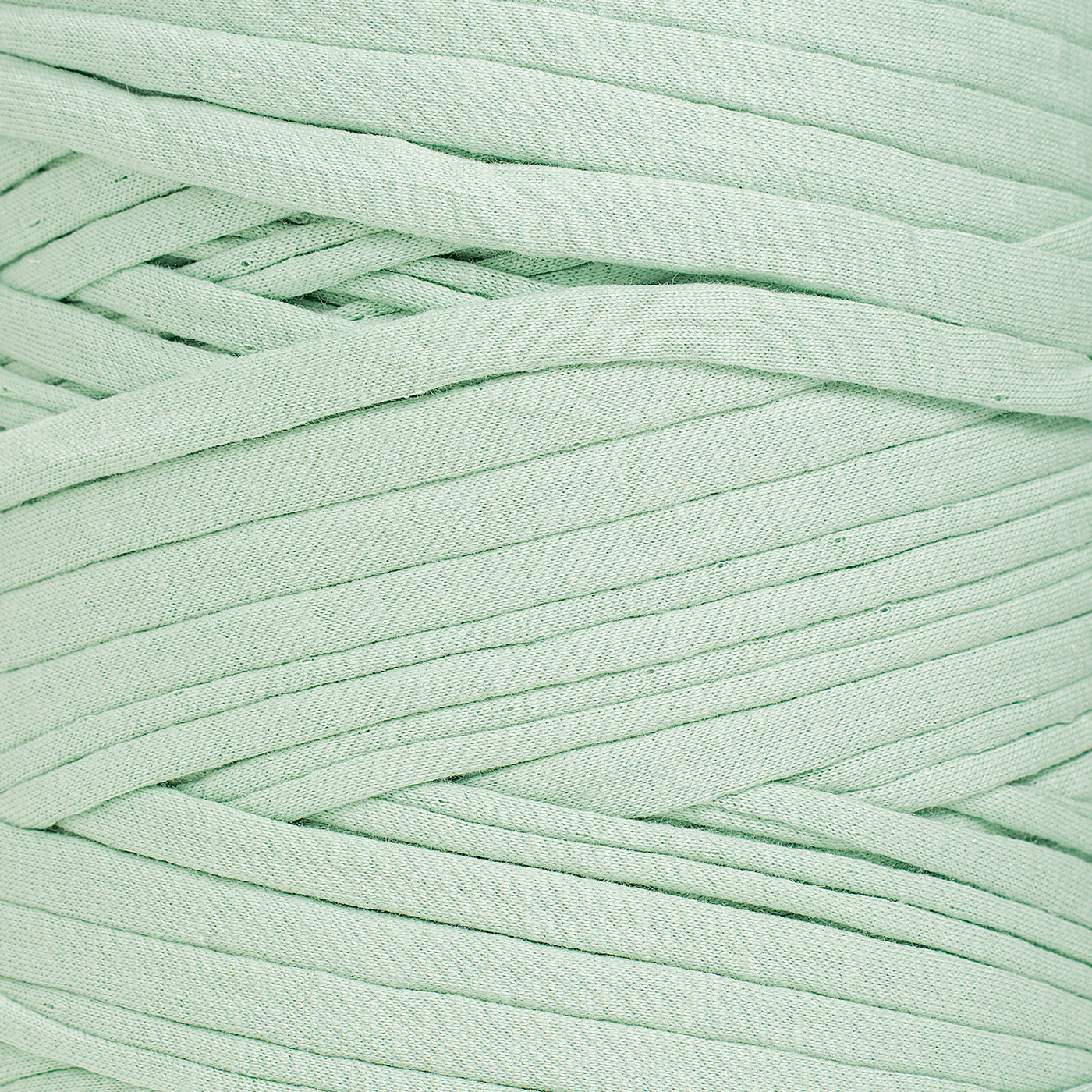 Recycled T-Shirt Fabric Yarn - Mint Color