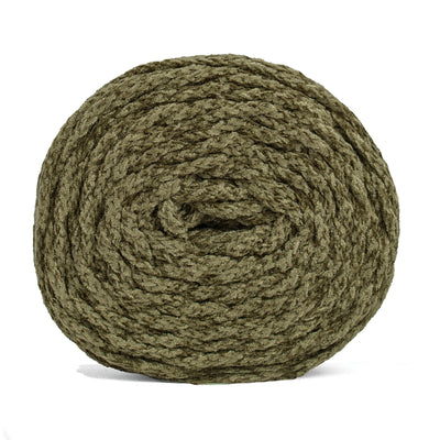 Velvet Air Braided Cord Moss Green Color