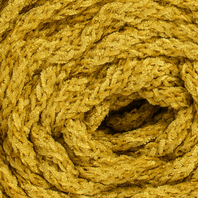 Velvet Air Braided Cord Mustard Color