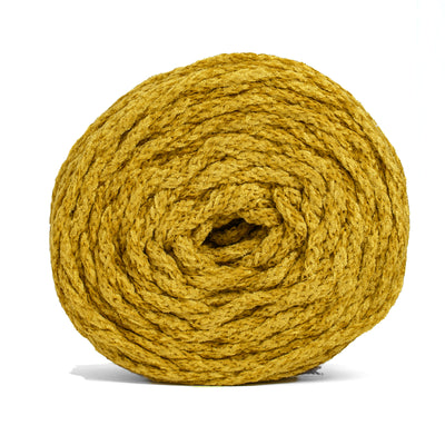 Velvet Air Braided Cord Mustard Color