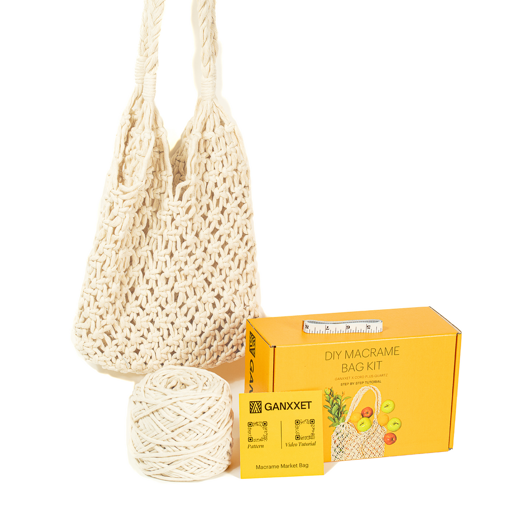 Macrame Market Bag DIY Kit by Ganxxet x Cord Quartz GANXXET