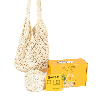 Macrame Market Bag DIY Kit by Ganxxet x Cord + Quartz