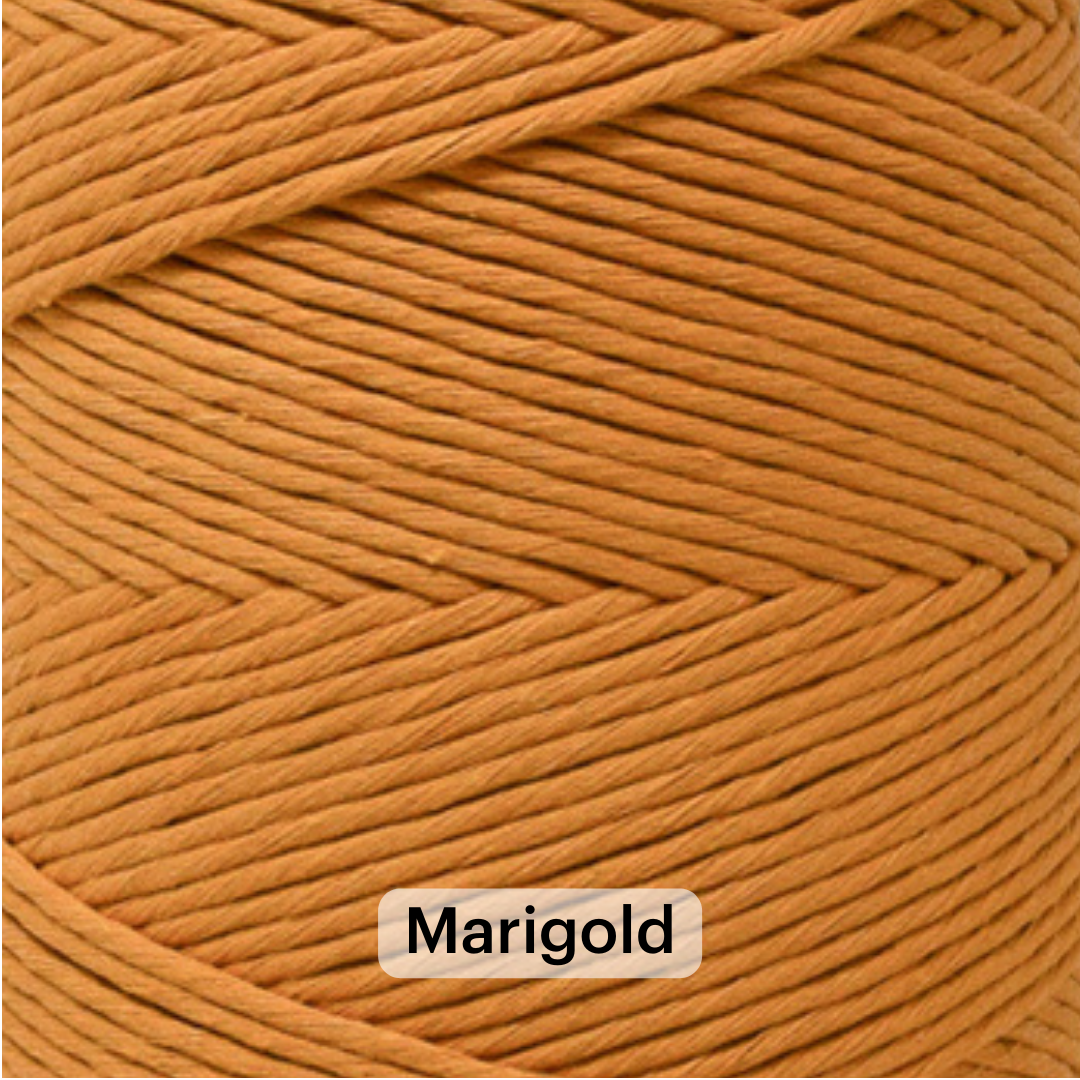 SOFT COTTON CORD ZERO WASTE 4 MM - 1 SINGLE STRAND - SAMPLES