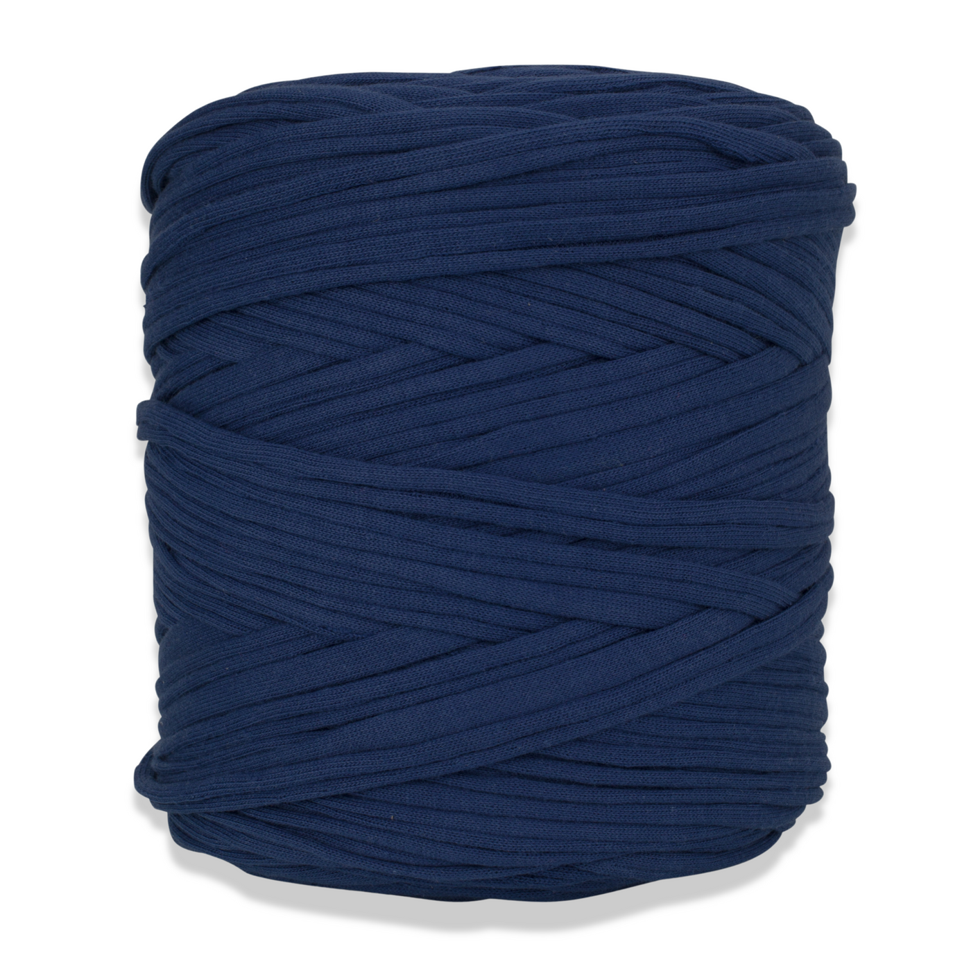 Recycled T-Shirt Fabric Yarn - Midnight Blue Color