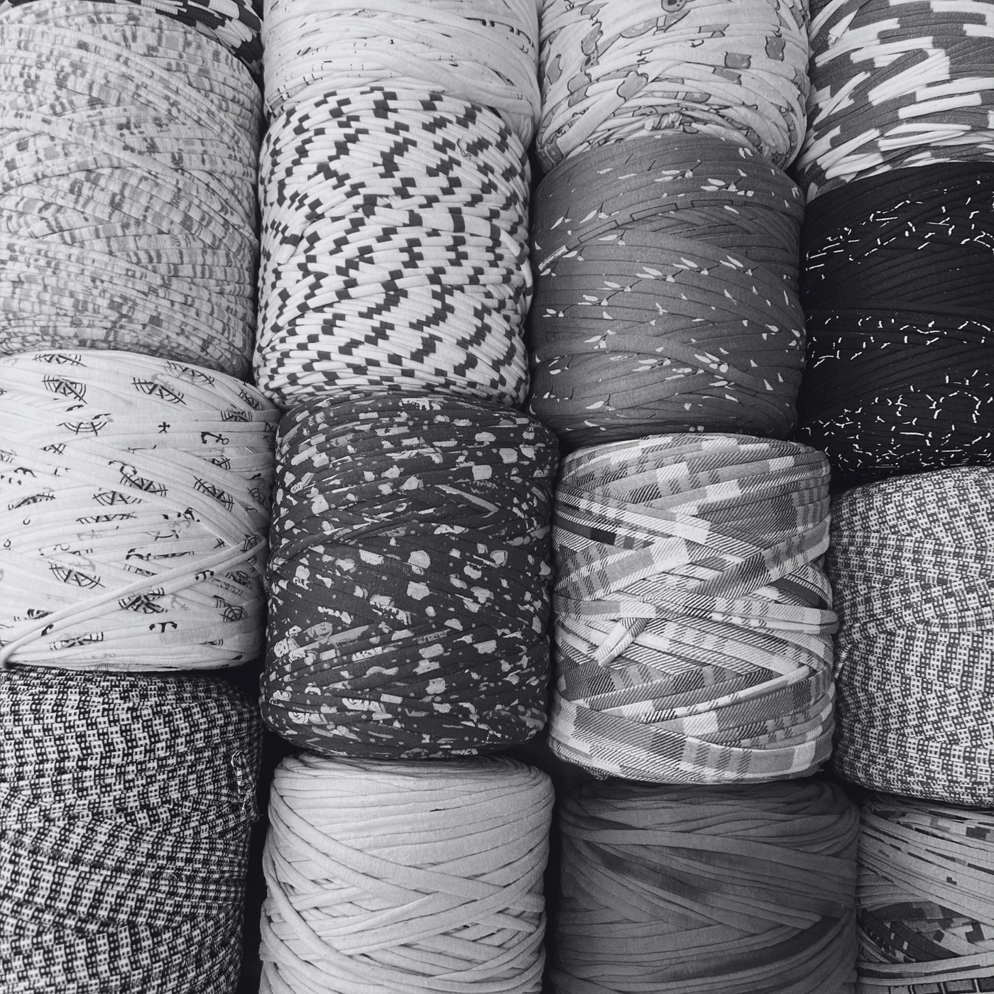 Mystery Bundle Pack of 5 - Printed Recycled T-Shirt Yarn | Save 30%!