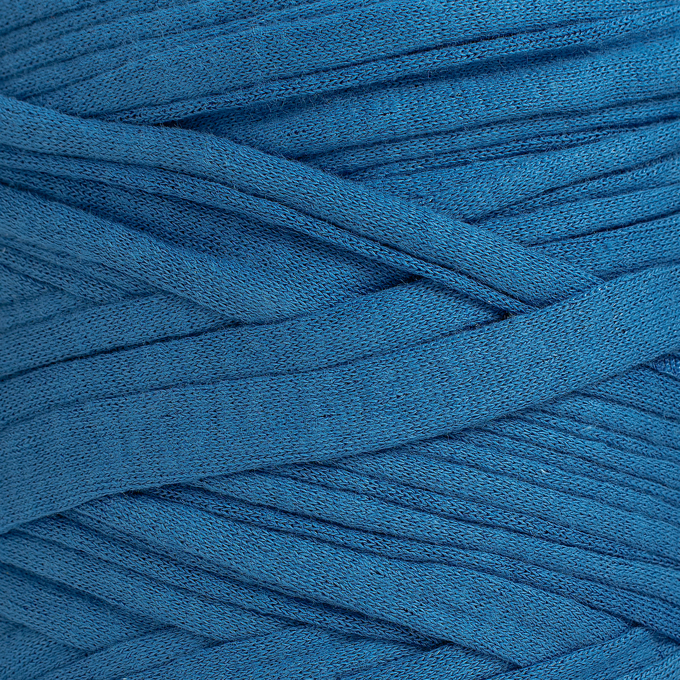 Recycled T-Shirt Fabric Yarn - Ocean Teal Color
