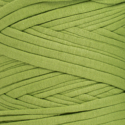 Recycled T-Shirt Fabric Yarn - Olive Green Color