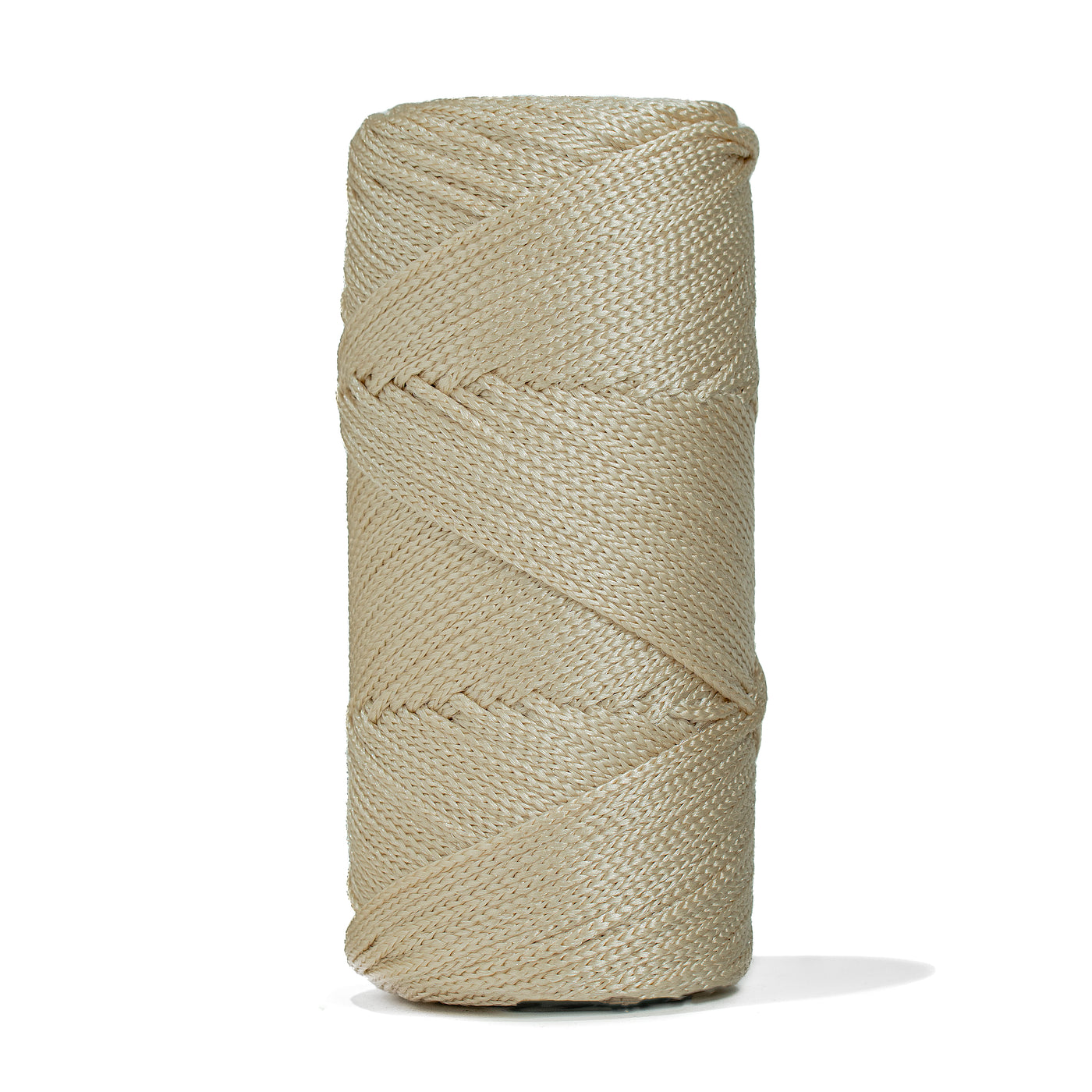 Outdoor 3 mm Macrame Braided Cord – Beige Color