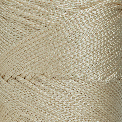 Outdoor 3 mm Macrame Braided Cord – Beige Color