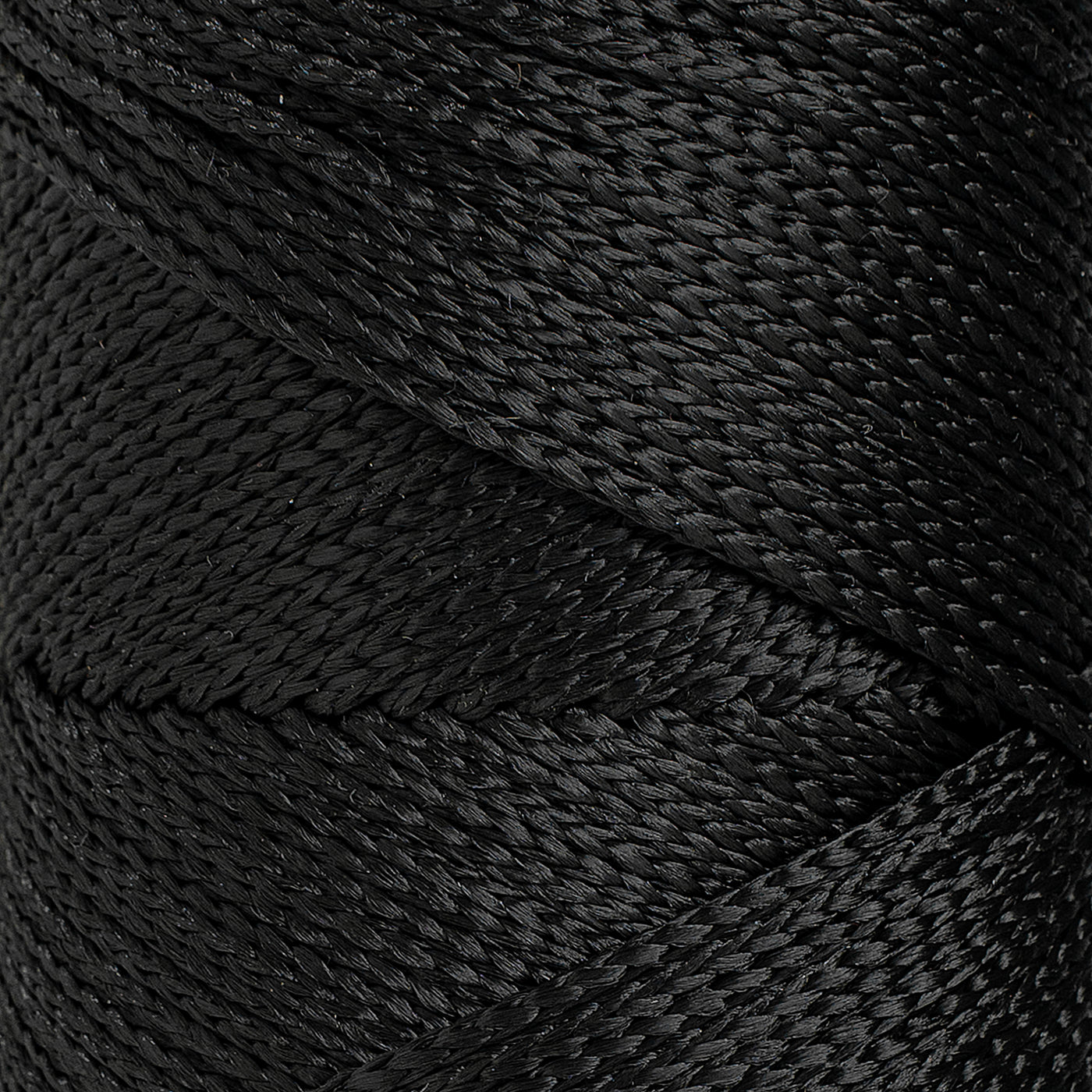 Outdoor 3 mm Macrame Braided Cord – Black Color