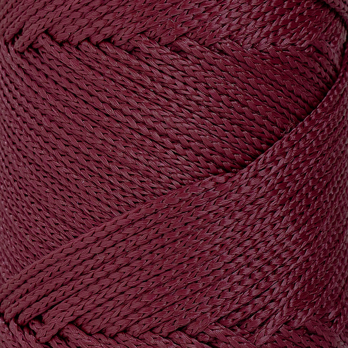 Outdoor 3 mm Macrame Braided Cord – Burgundy Color