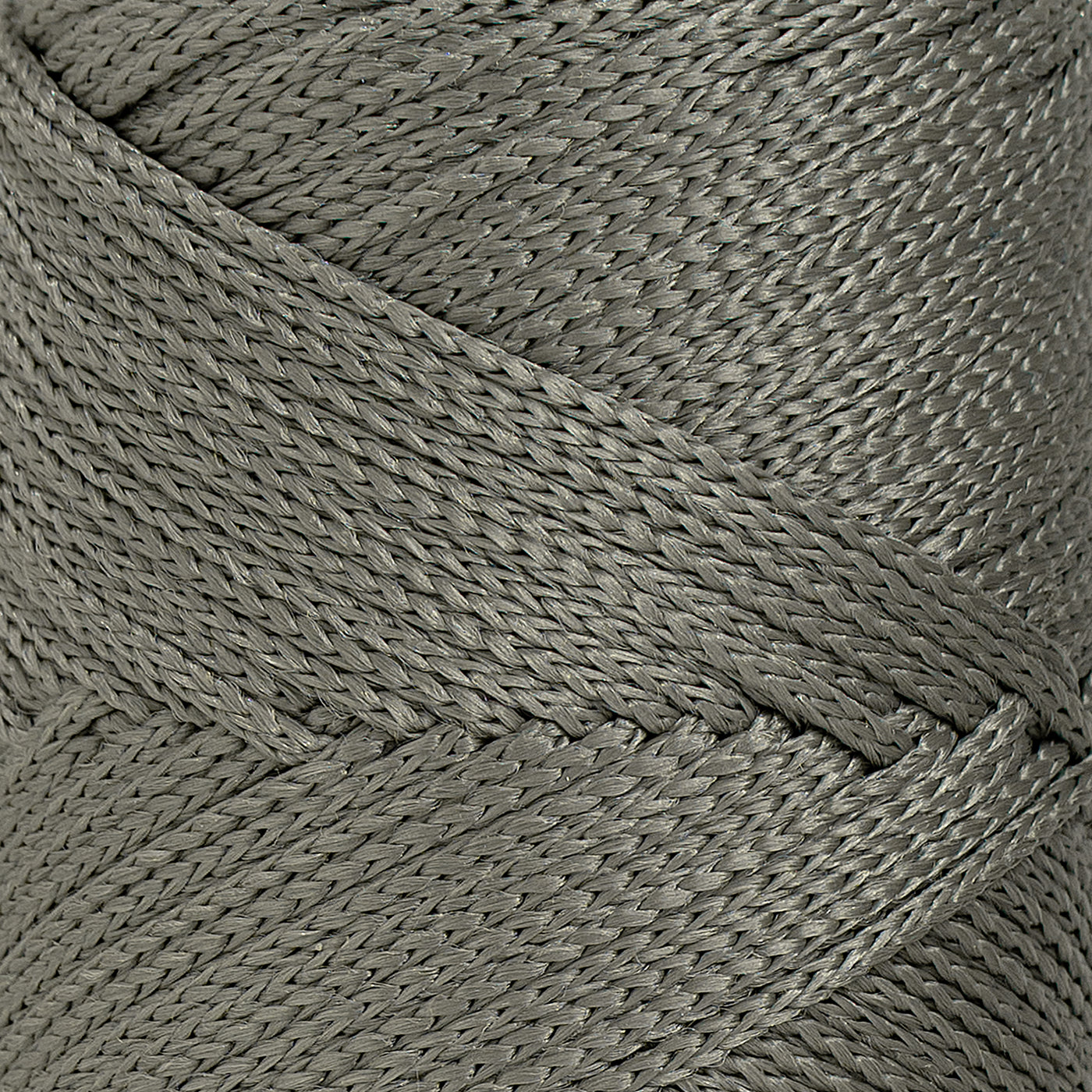 Outdoor 2 mm Macrame Braided Cord – Dark Taupe Color