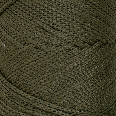 Outdoor 2 mm Macrame Braided Cord – Deep Olive Color