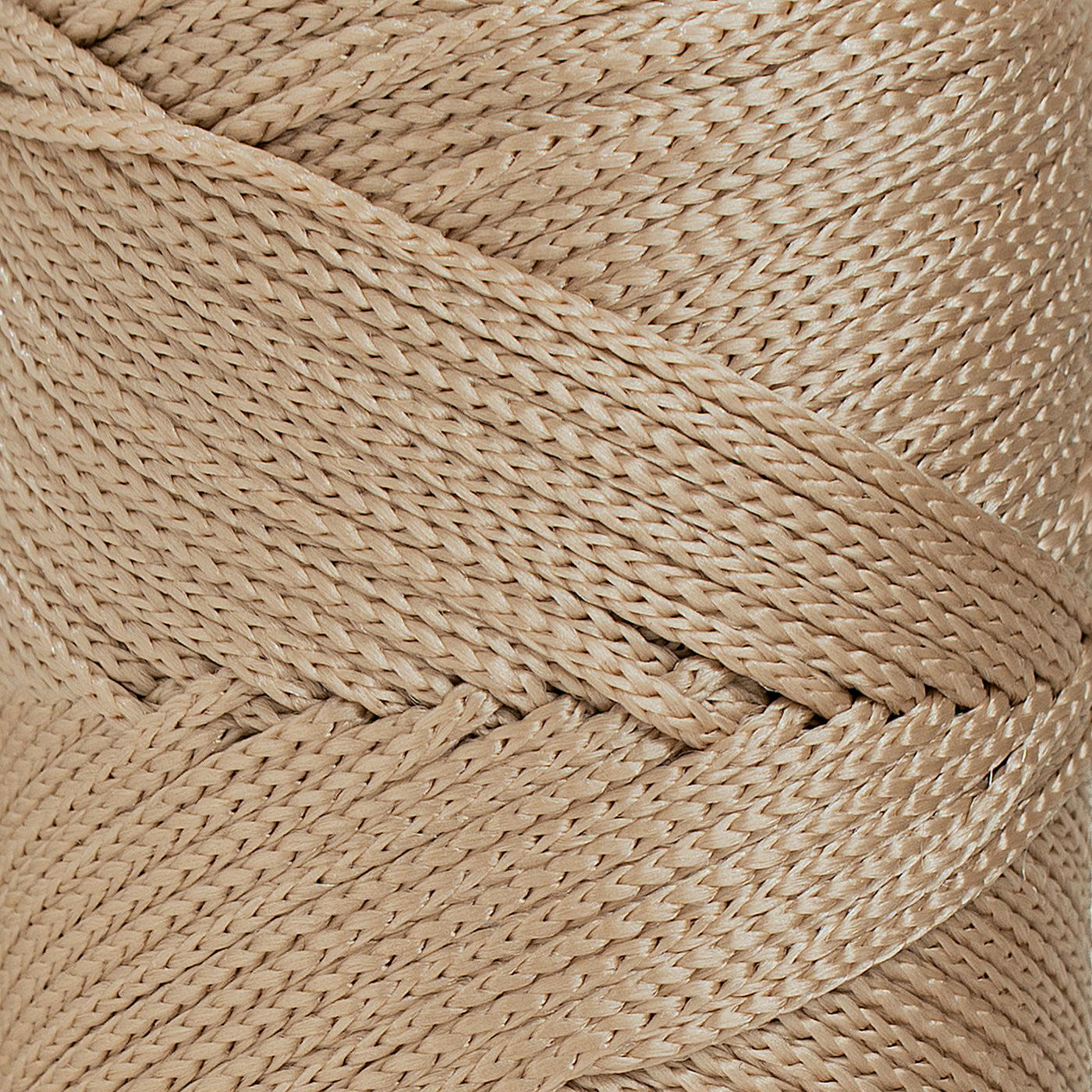 Outdoor 2 mm Macrame Braided Cord – Khaki Color