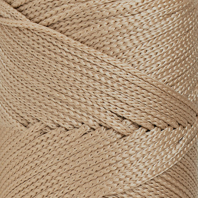 Outdoor 2 mm Macrame Braided Cord – Khaki Color