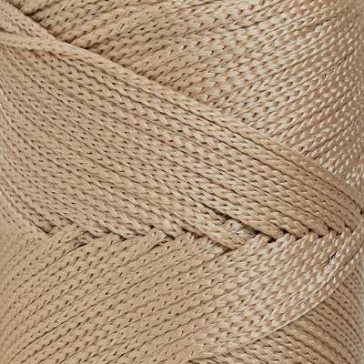 Outdoor 3 mm Macrame Braided Cord – Khaki Color