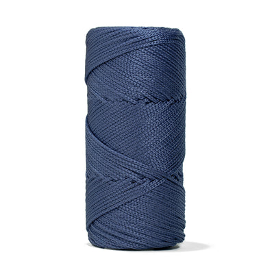 Outdoor 3 mm Macrame Braided Cord – Denim Color