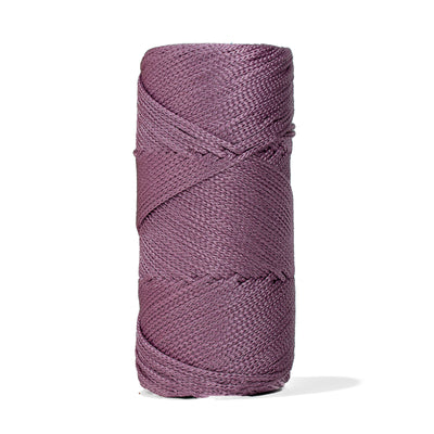Outdoor 2 mm Macrame Braided Cord – Lavender Color