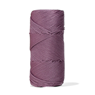 Outdoor 3 mm Macrame Braided Cord – Lavender Color