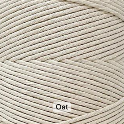 SOFT COTTON CORD ZERO WASTE 4 MM - 1 SINGLE STRAND - SAMPLES