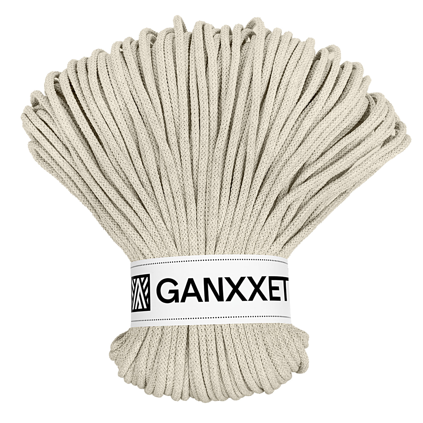 5mm Braided Cord – Oat Color