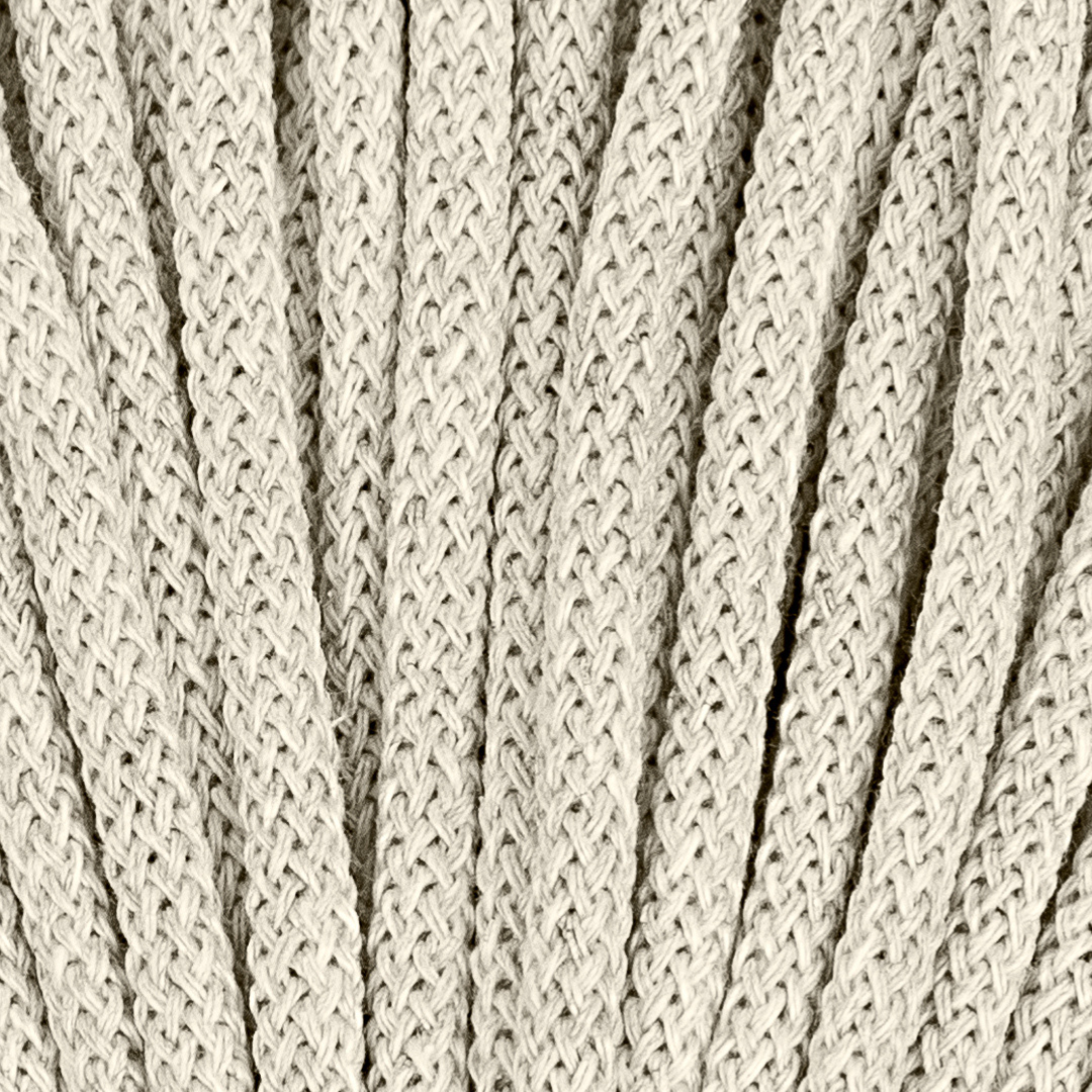 5mm Braided Cord – Oat Color