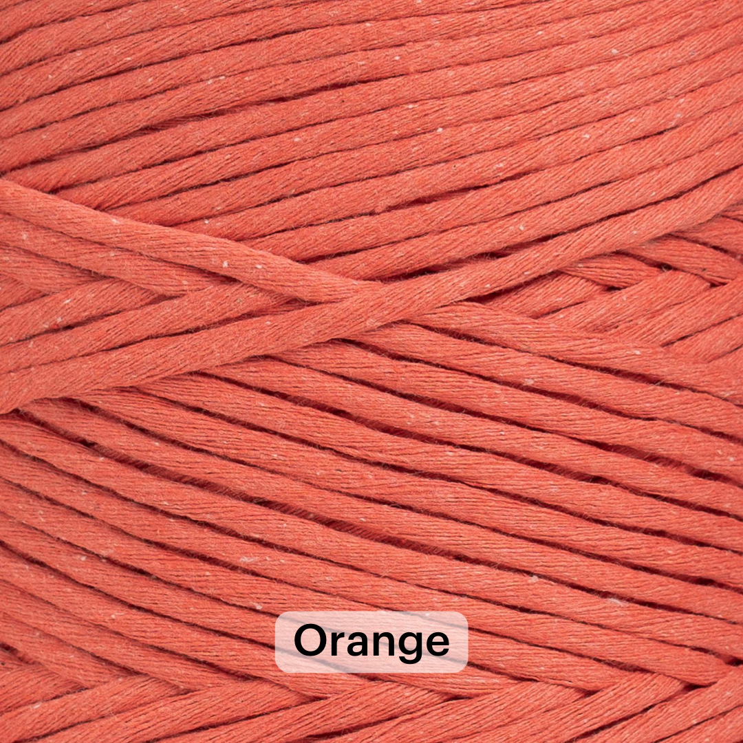 SOFT COTTON CORD ZERO WASTE 4 MM - 1 SINGLE STRAND - SAMPLES