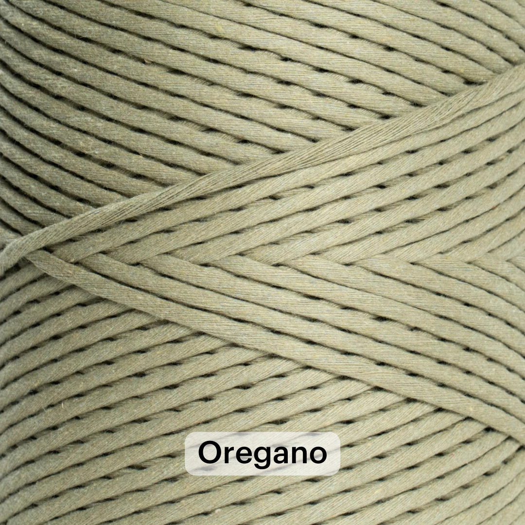 SOFT COTTON CORD ZERO WASTE 4 MM - 1 SINGLE STRAND - SAMPLES