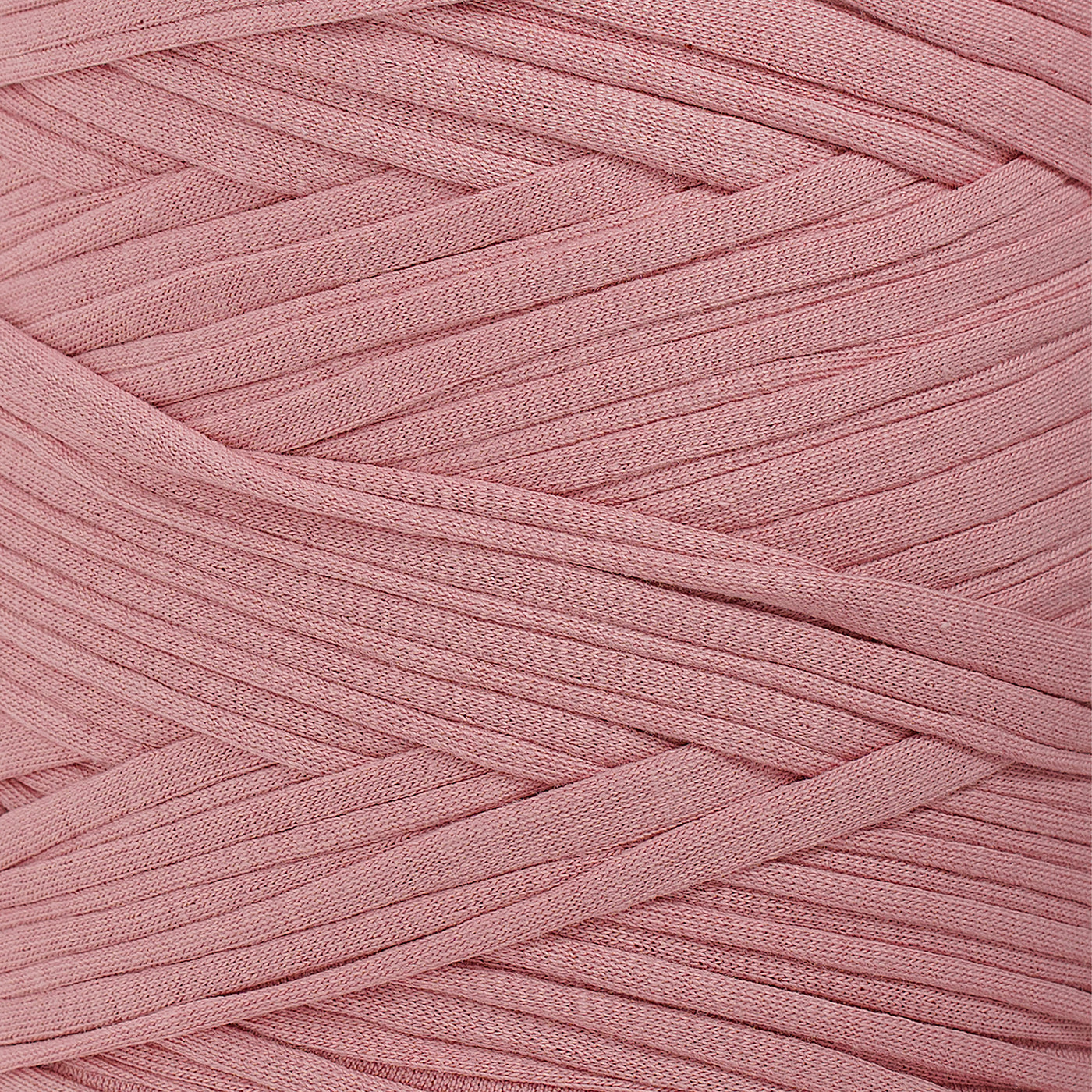 Recycled T-Shirt Fabric Yarn - Pale Pink Color