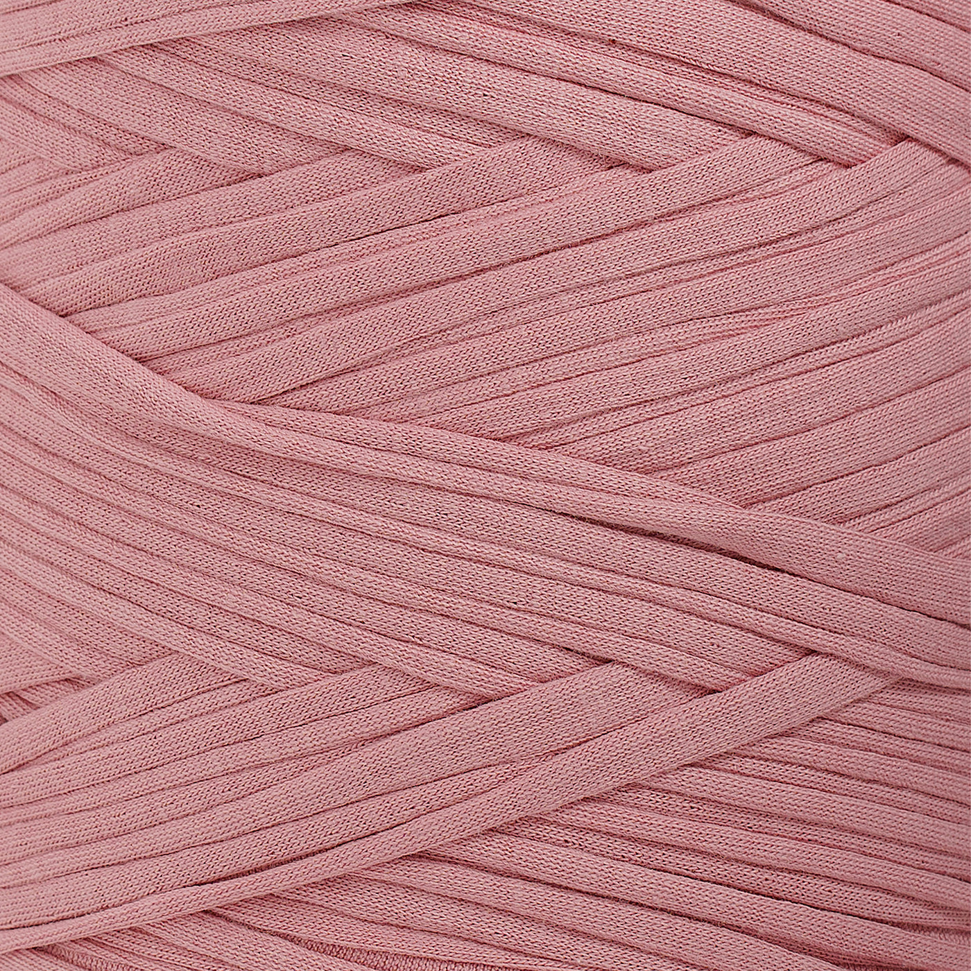 Recycled T-Shirt Fabric Yarn - Pale Pink Color