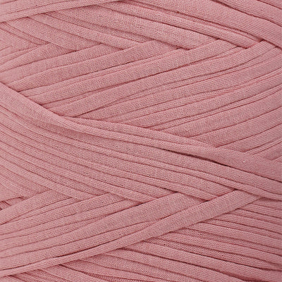 Recycled T-Shirt Fabric Yarn - Pale Pink Color