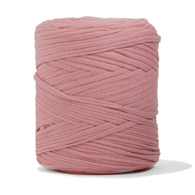 Recycled T-Shirt Fabric Yarn - Pale Pink Color