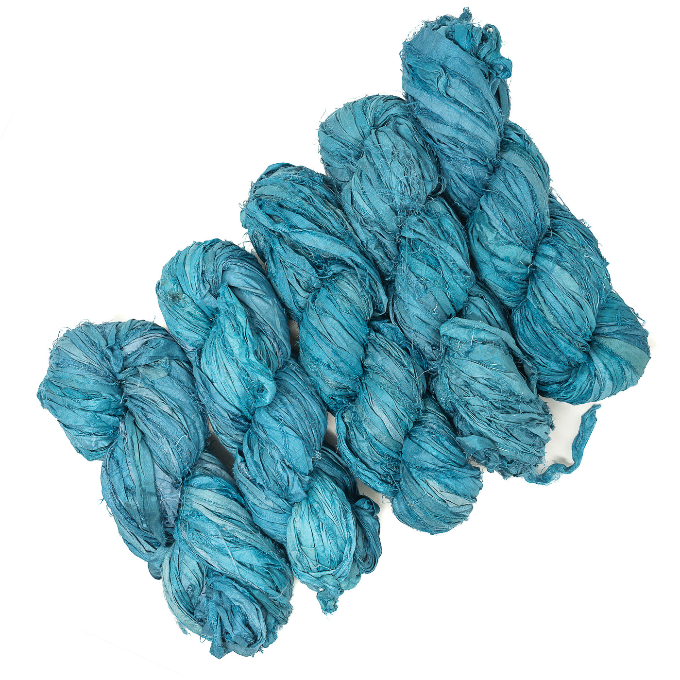 Buy Wholesale India Recycle Sari Silk Ribbon Yarn & Recycle Sari Silk Ribbon  Yarn at USD 2