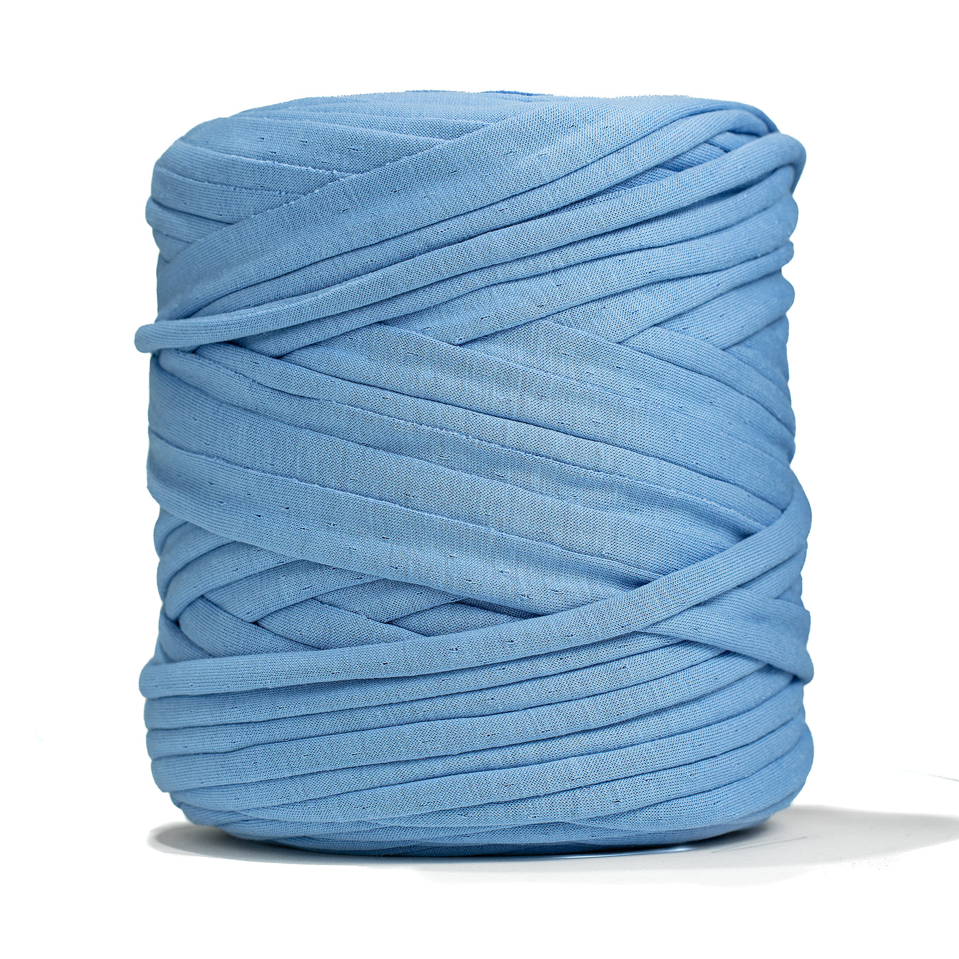 Recycled T-Shirt Fabric Yarn - Powder Blue Color
