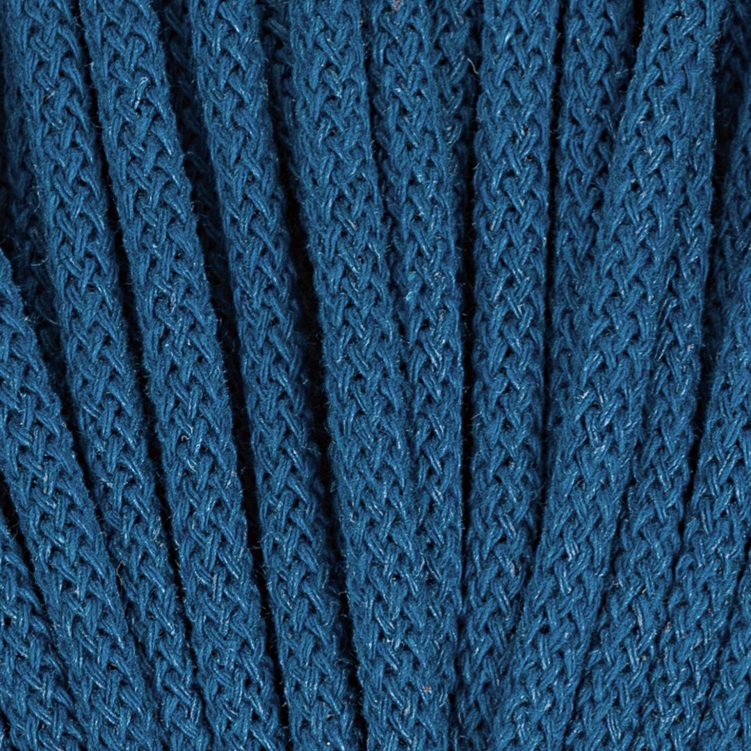 5mm Braided Cord – Peacock Blue Color