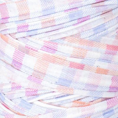 Printed Recycled T-Shirt Fabric Yarn - Picnic