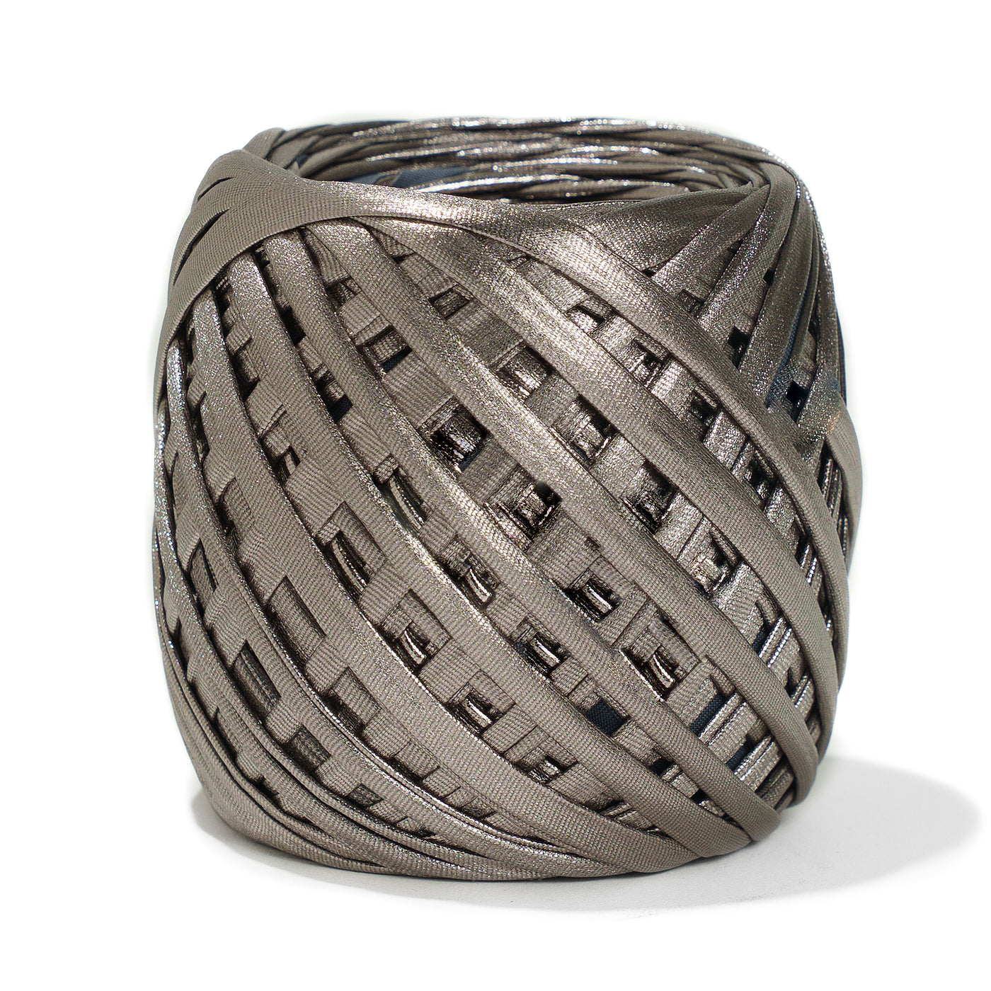 Fabric Yarn Metallic T-Shirt Yarn Platinum Color