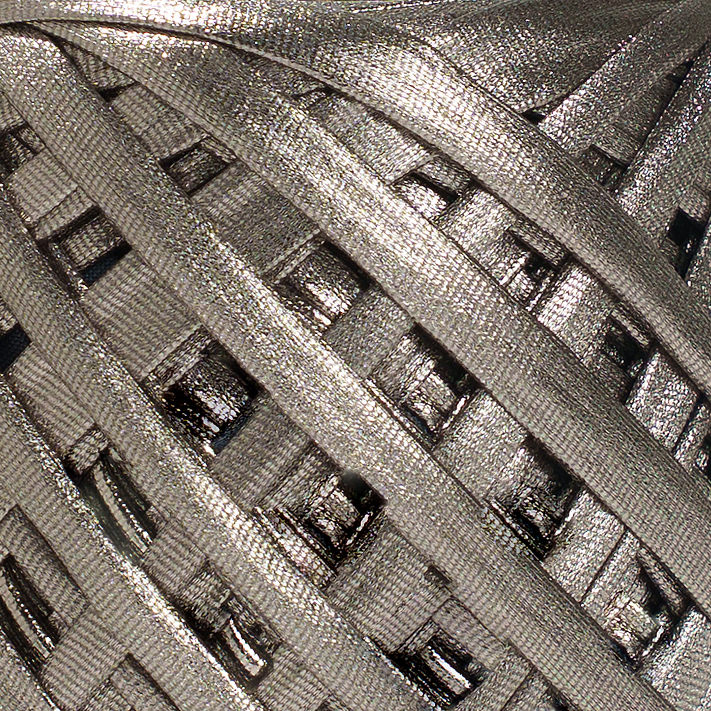 Fabric Yarn Metallic T-Shirt Yarn Platinum Color