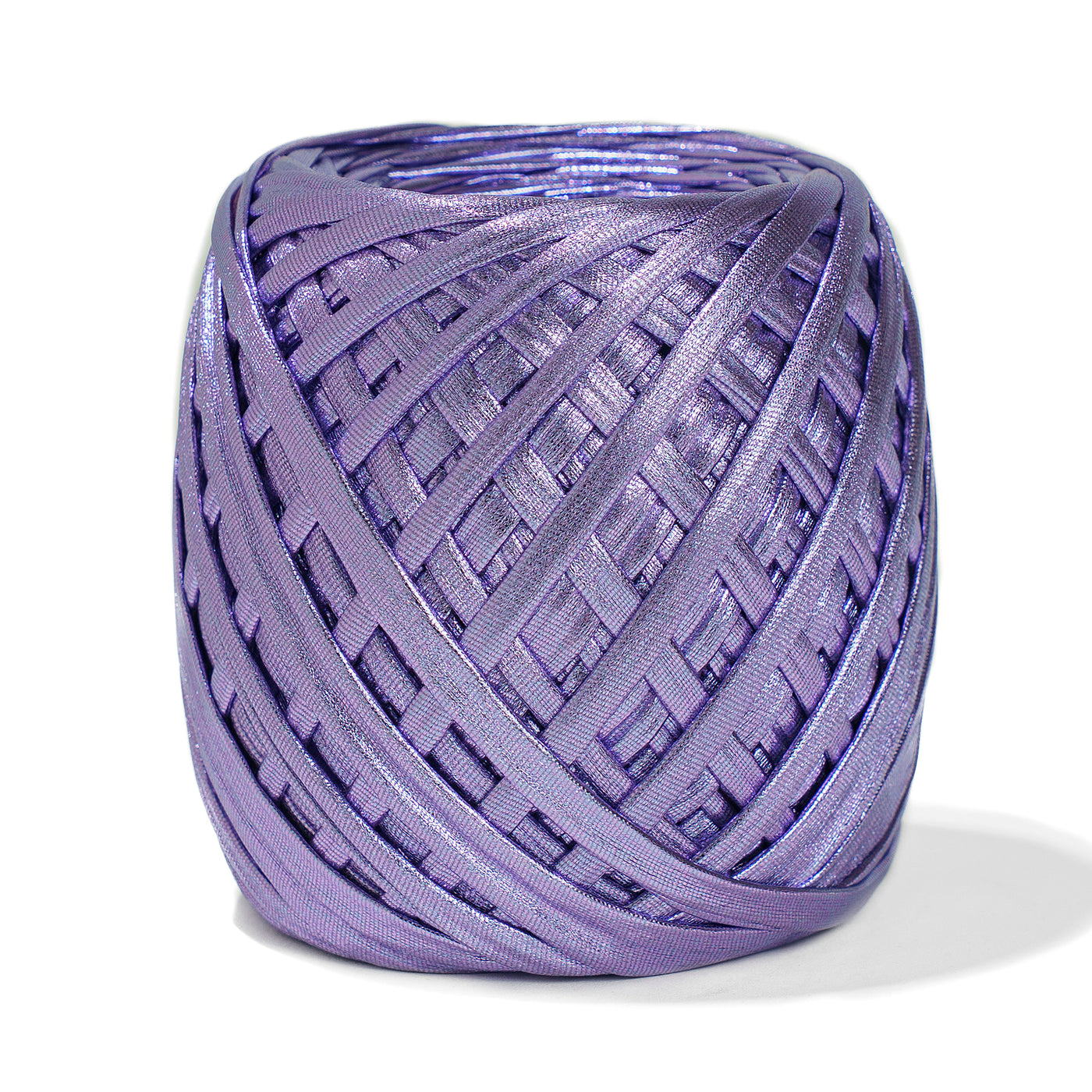Fabric Yarn Metallic T-Shirt Yarn Purple Color