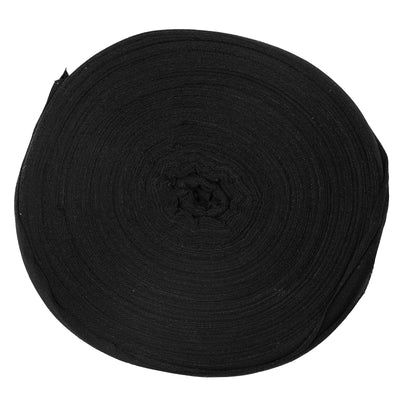 Ribbon Cotton T-Shirt Yarn Black Color