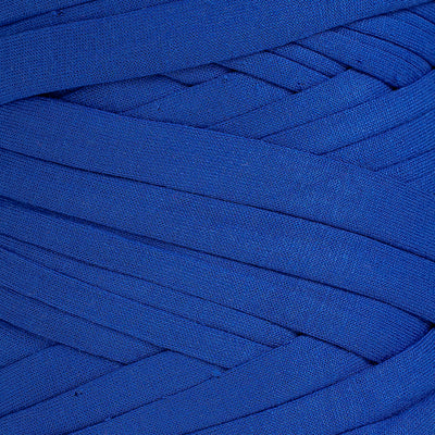 Recycled T-Shirt Fabric Yarn - Royal Blue Color