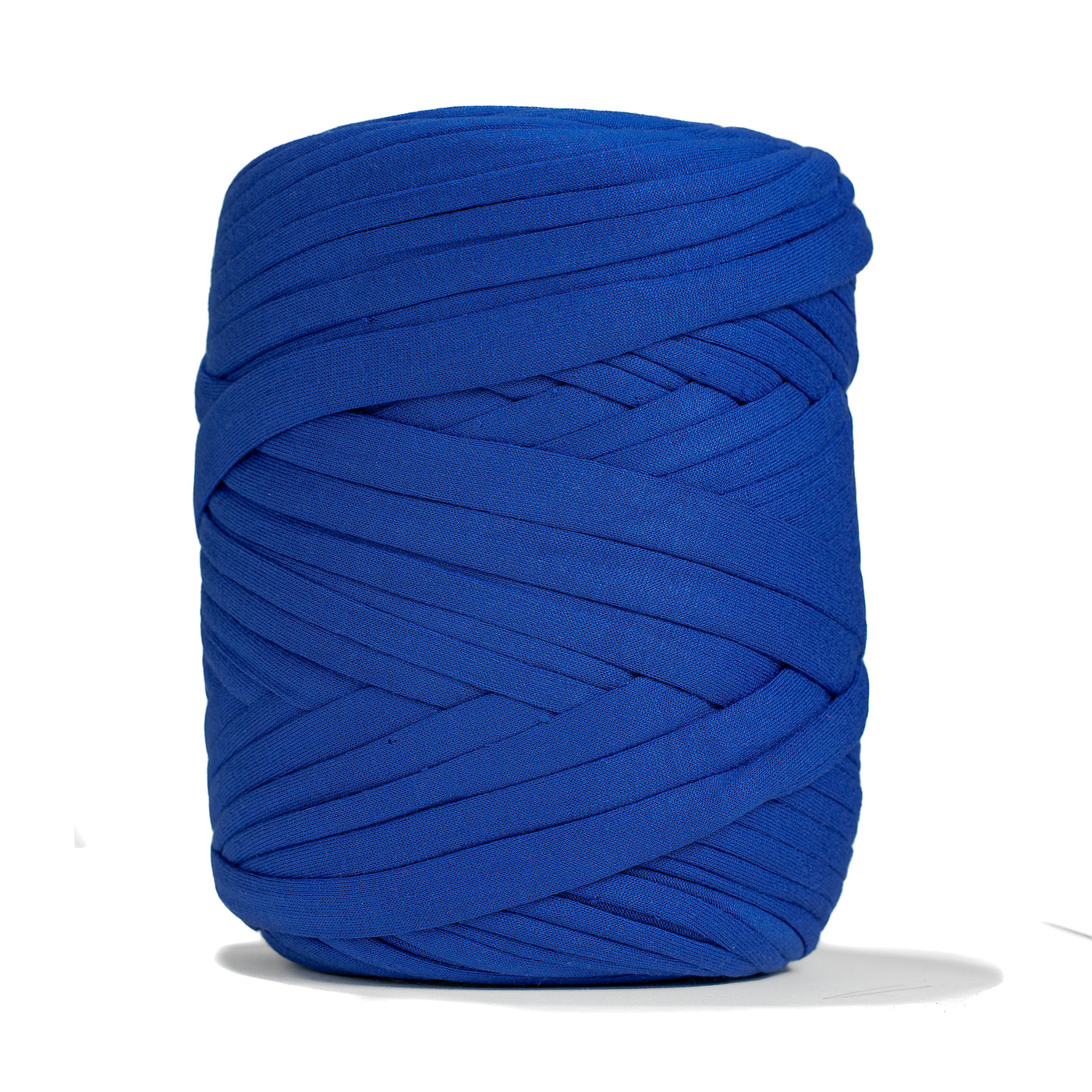 Recycled T-Shirt Fabric Yarn - Royal Blue Color