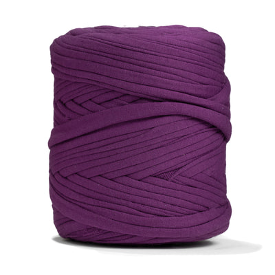 Recycled T-Shirt Fabric Yarn - Royal Purple Color