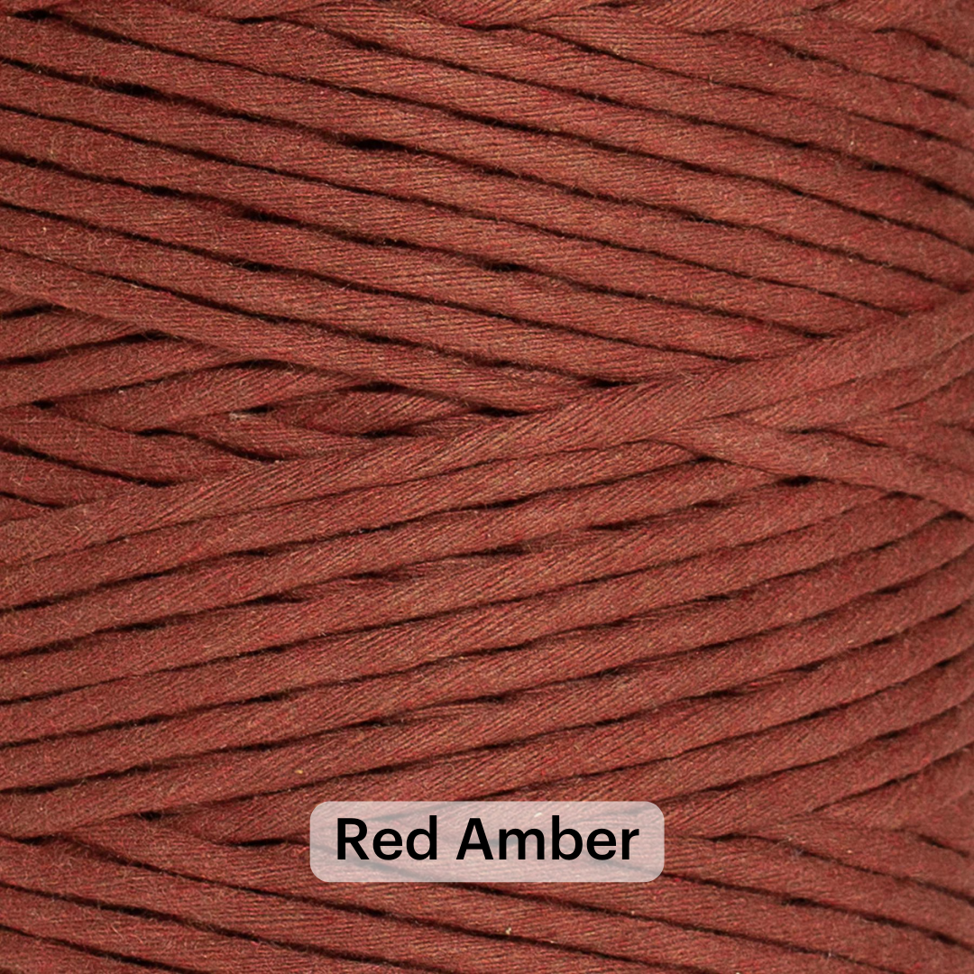 SOFT COTTON CORD ZERO WASTE 4 MM - 1 SINGLE STRAND - SAMPLES